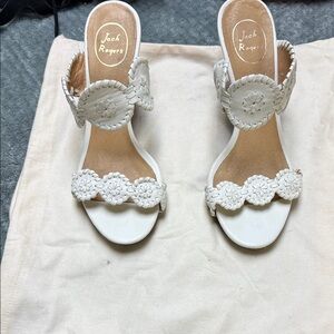 Jack Rogers Women's Cream Sandals